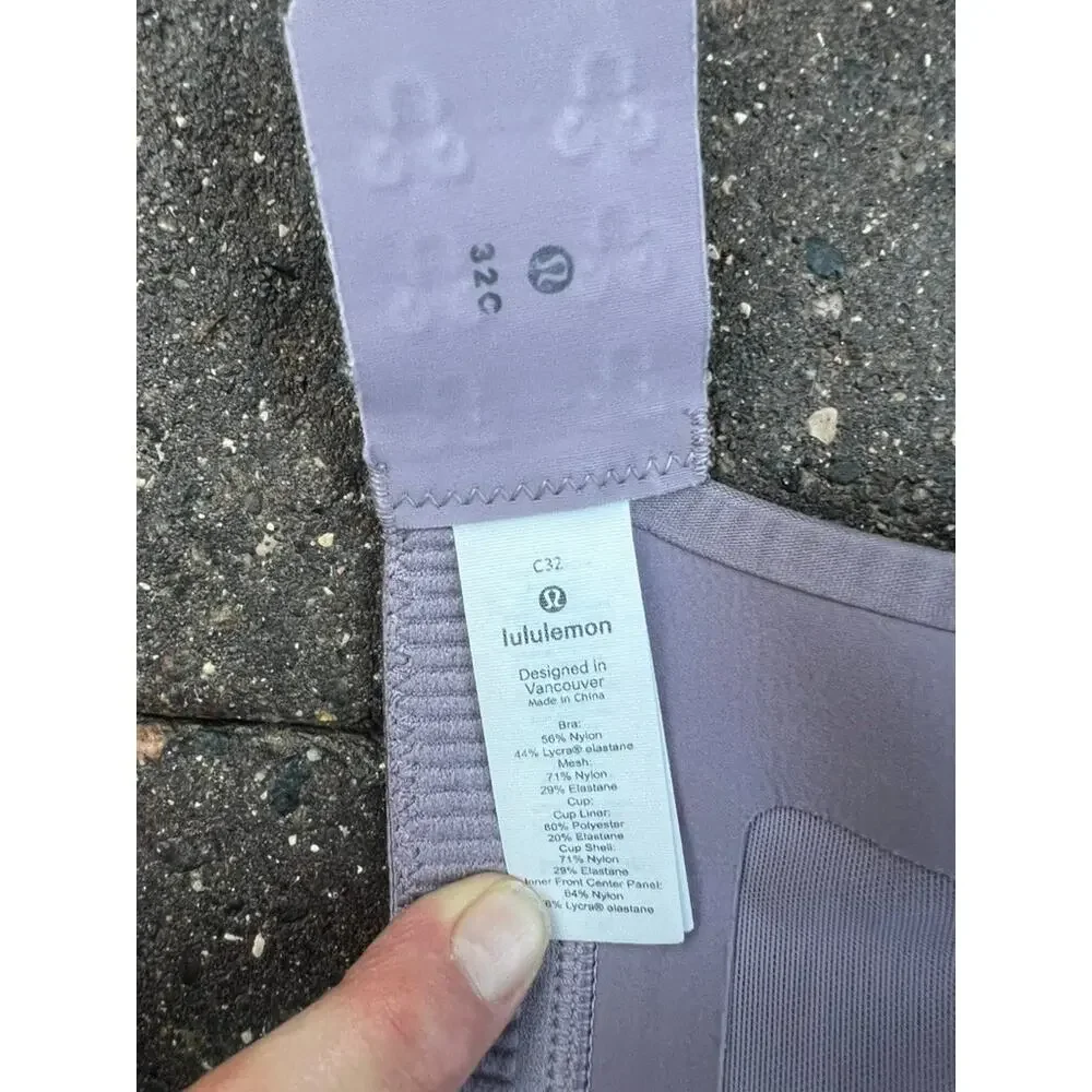 Lululemon Swift Speed sports athletic bra - High support 32c